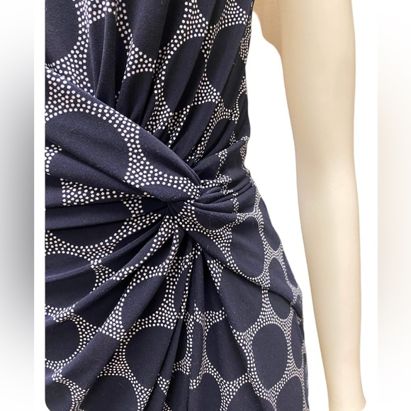 Ralph Lauren Midi Blue Cap Sleeve Dress Size 6 - Picture 5 of 10